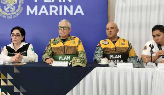 Alertan por lluvias torrenciales y riesgo de desbordamientos en el sureste de México