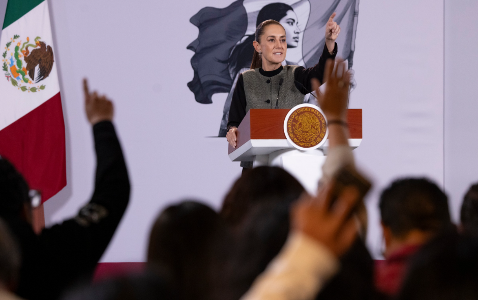 Sheinbaum inaugura el distribuidor vial Santa Ana Chiautempan en Tlaxcala