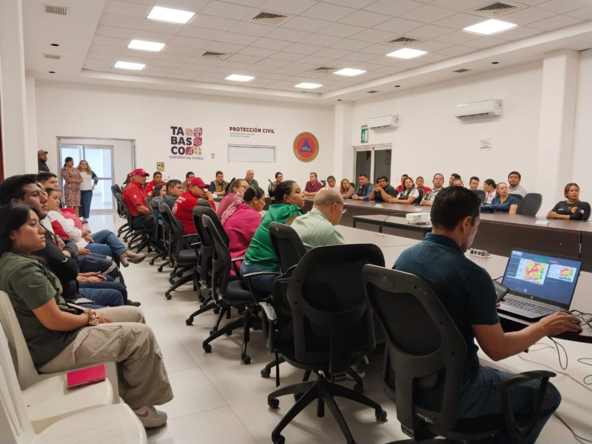 Tabasco se prepara ante riesgos por frente frío 2